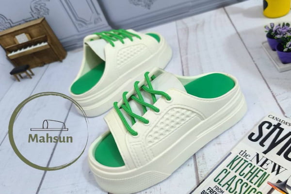 تصویر 2 از قیمت دمپایی پلاستیکی لژدار زنانه + راحتی و ارزان